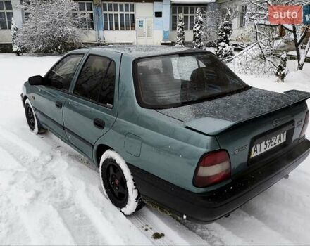 Зеленый Ниссан Санни, объемом двигателя 1.4 л и пробегом 444 тыс. км за 1300 $, фото 4 на Automoto.ua