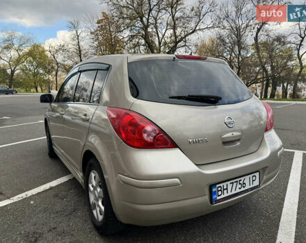 Бежевый Ниссан Тиида, объемом двигателя 1.6 л и пробегом 152 тыс. км за 6999 $, фото 16 на Automoto.ua
