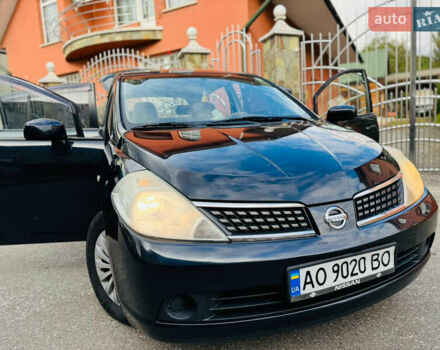 Черный Ниссан Тиида, объемом двигателя 1.6 л и пробегом 187 тыс. км за 5800 $, фото 3 на Automoto.ua