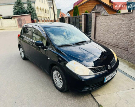 Черный Ниссан Тиида, объемом двигателя 1.6 л и пробегом 187 тыс. км за 5800 $, фото 16 на Automoto.ua
