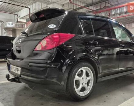 Черный Ниссан Тиида, объемом двигателя 1.6 л и пробегом 176 тыс. км за 6200 $, фото 7 на Automoto.ua