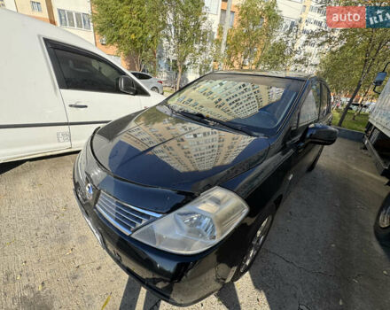 Черный Ниссан Тиида, объемом двигателя 1.6 л и пробегом 195 тыс. км за 5000 $, фото 13 на Automoto.ua