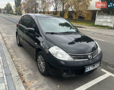 Черный Ниссан Тиида, объемом двигателя 1.6 л и пробегом 129 тыс. км за 5500 $, фото 10 на Automoto.ua
