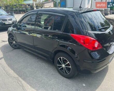 Черный Ниссан Тиида, объемом двигателя 1.6 л и пробегом 237 тыс. км за 6199 $, фото 3 на Automoto.ua