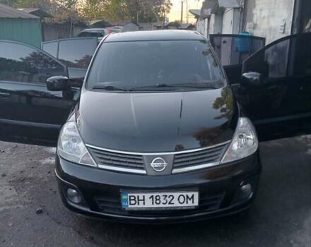 Черный Ниссан Тиида, объемом двигателя 1.8 л и пробегом 215 тыс. км за 5800 $, фото 1 на Automoto.ua