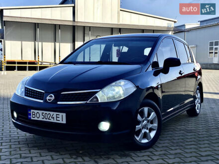 Чорний Ніссан Тііда, об'ємом двигуна 1.6 л та пробігом 220 тис. км за 6300 $, фото 1 на Automoto.ua