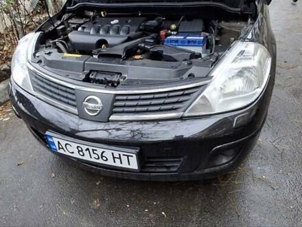 Черный Ниссан Тиида, объемом двигателя 1.8 л и пробегом 112 тыс. км за 6500 $, фото 1 на Automoto.ua