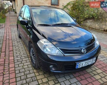 Черный Ниссан Тиида, объемом двигателя 1.6 л и пробегом 99 тыс. км за 7500 $, фото 1 на Automoto.ua