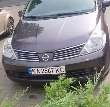 Коричневый Ниссан Тиида, объемом двигателя 1.6 л и пробегом 162 тыс. км за 6300 $, фото 4 на Automoto.ua