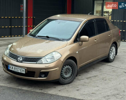 Коричневый Ниссан Тиида, объемом двигателя 1.6 л и пробегом 327 тыс. км за 4200 $, фото 1 на Automoto.ua