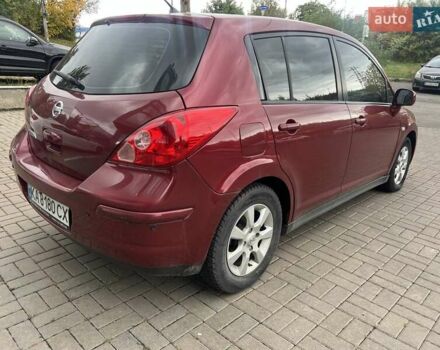 Красный Ниссан Тиида, объемом двигателя 1.6 л и пробегом 100 тыс. км за 6500 $, фото 3 на Automoto.ua