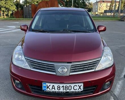 Красный Ниссан Тиида, объемом двигателя 1.6 л и пробегом 99 тыс. км за 6200 $, фото 1 на Automoto.ua