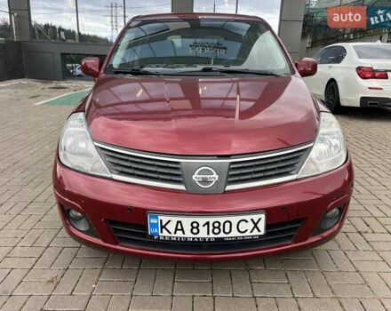 Красный Ниссан Тиида, объемом двигателя 1.6 л и пробегом 100 тыс. км за 6500 $, фото 1 на Automoto.ua