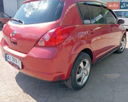 Красный Ниссан Тиида, объемом двигателя 1.6 л и пробегом 179 тыс. км за 6000 $, фото 9 на Automoto.ua