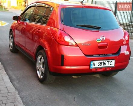 Красный Ниссан Тиида, объемом двигателя 1.6 л и пробегом 180 тыс. км за 5999 $, фото 19 на Automoto.ua