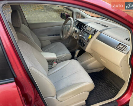 Червоний Ніссан Тііда, об'ємом двигуна 1.6 л та пробігом 147 тис. км за 5000 $, фото 14 на Automoto.ua