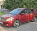 Красный Ниссан Тиида, объемом двигателя 1.6 л и пробегом 90 тыс. км за 6300 $, фото 1 на Automoto.ua