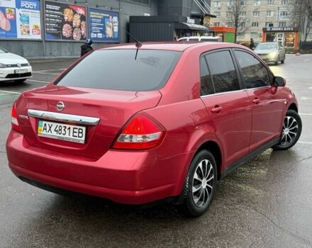 Красный Ниссан Тиида, объемом двигателя 1.6 л и пробегом 118 тыс. км за 5850 $, фото 3 на Automoto.ua