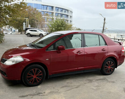 Красный Ниссан Тиида, объемом двигателя 1.6 л и пробегом 227 тыс. км за 5900 $, фото 9 на Automoto.ua