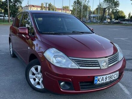 Червоний Ніссан Тііда, об'ємом двигуна 1.6 л та пробігом 99 тис. км за 6200 $, фото 1 на Automoto.ua