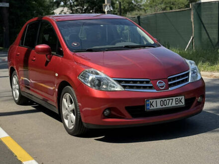 Червоний Ніссан Тііда, об'ємом двигуна 1.6 л та пробігом 88 тис. км за 8000 $, фото 1 на Automoto.ua
