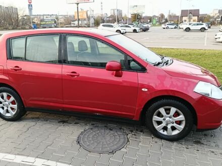 Червоний Ніссан Тііда, об'ємом двигуна 1.6 л та пробігом 213 тис. км за 6000 $, фото 1 на Automoto.ua