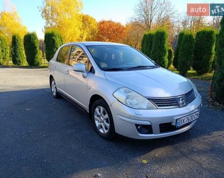 Серый Ниссан Тиида, объемом двигателя 1.8 л и пробегом 165 тыс. км за 5400 $, фото 1 на Automoto.ua