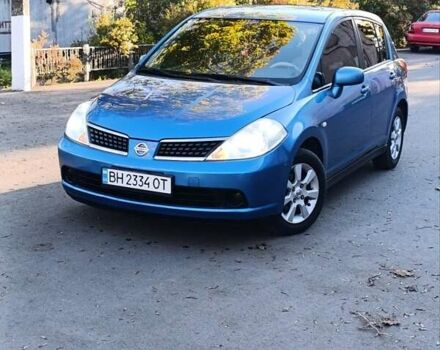 Синий Ниссан Тиида, объемом двигателя 1.6 л и пробегом 149 тыс. км за 6500 $, фото 2 на Automoto.ua