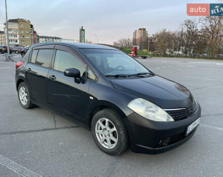 Синий Ниссан Тиида, объемом двигателя 1.5 л и пробегом 221 тыс. км за 3450 $, фото 2 на Automoto.ua