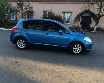 Синий Ниссан Тиида, объемом двигателя 1.6 л и пробегом 149 тыс. км за 6500 $, фото 9 на Automoto.ua