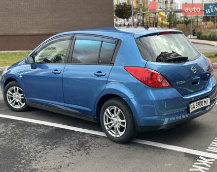 Синий Ниссан Тиида, объемом двигателя 1.6 л и пробегом 172 тыс. км за 6200 $, фото 4 на Automoto.ua