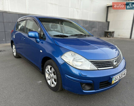 Синий Ниссан Тиида, объемом двигателя 1.6 л и пробегом 210 тыс. км за 6300 $, фото 6 на Automoto.ua