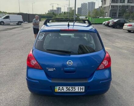 Синий Ниссан Тиида, объемом двигателя 1.6 л и пробегом 290 тыс. км за 6250 $, фото 2 на Automoto.ua