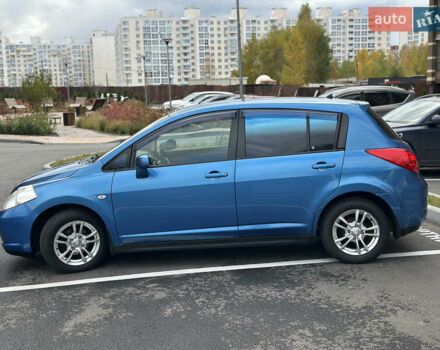 Синий Ниссан Тиида, объемом двигателя 1.6 л и пробегом 172 тыс. км за 6200 $, фото 1 на Automoto.ua