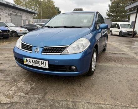 Синий Ниссан Тиида, объемом двигателя 1.6 л и пробегом 172 тыс. км за 5200 $, фото 1 на Automoto.ua
