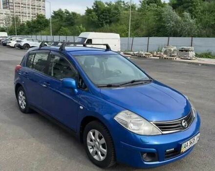 Синий Ниссан Тиида, объемом двигателя 1.6 л и пробегом 290 тыс. км за 5555 $, фото 1 на Automoto.ua