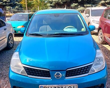 Зеленый Ниссан Тиида, объемом двигателя 1.6 л и пробегом 184 тыс. км за 6000 $, фото 1 на Automoto.ua