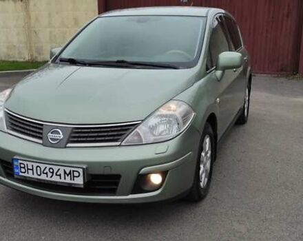 Зеленый Ниссан Тиида, объемом двигателя 1.6 л и пробегом 167 тыс. км за 7199 $, фото 1 на Automoto.ua