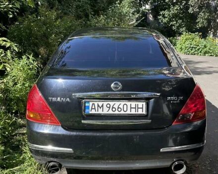 Черный Ниссан Теана, объемом двигателя 2.3 л и пробегом 289 тыс. км за 5500 $, фото 3 на Automoto.ua
