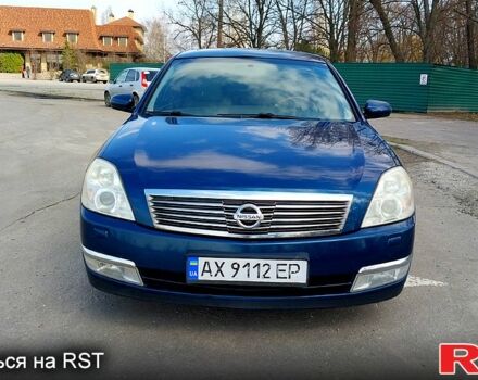 Синий Ниссан Теана, объемом двигателя 3.5 л и пробегом 224 тыс. км за 6000 $, фото 1 на Automoto.ua