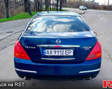 Синий Ниссан Теана, объемом двигателя 3.5 л и пробегом 224 тыс. км за 6000 $, фото 4 на Automoto.ua