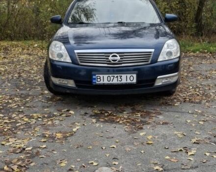 Синий Ниссан Теана, объемом двигателя 3.5 л и пробегом 205 тыс. км за 5000 $, фото 1 на Automoto.ua