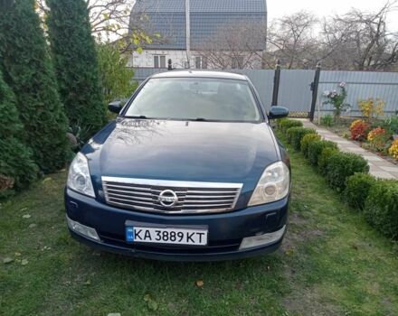 Синий Ниссан Теана, объемом двигателя 2 л и пробегом 262 тыс. км за 4300 $, фото 1 на Automoto.ua