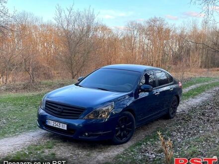 Ниссан Теана 2008 в Полтаве на Automoto.ua Синий Ниссан Теана, объемом двигателя 2.5 л и пробегом 290 тыс. км за 6999 $, фото 1 на Automoto.ua
