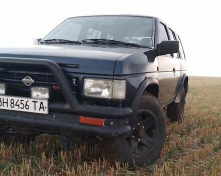 Синий Ниссан Террано, объемом двигателя 2.37 л и пробегом 360 тыс. км за 4500 $, фото 1 на Automoto.ua