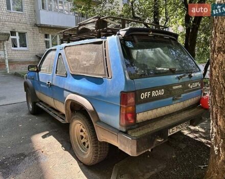 Синий Ниссан Террано, объемом двигателя 2.4 л и пробегом 325 тыс. км за 6500 $, фото 1 на Automoto.ua