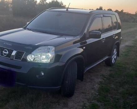 Черный Ниссан ИксТрейл, объемом двигателя 2 л и пробегом 182 тыс. км за 9300 $, фото 18 на Automoto.ua