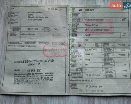 Черный Ниссан ИксТрейл, объемом двигателя 1.6 л и пробегом 162 тыс. км за 16500 $, фото 20 на Automoto.ua