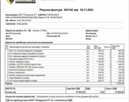 Серый Ниссан ИксТрейл, объемом двигателя 2.2 л и пробегом 323 тыс. км за 4000 $, фото 20 на Automoto.ua