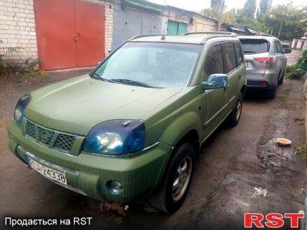 Зеленый Ниссан ИксТрейл, объемом двигателя 2.2 л и пробегом 320 тыс. км за 2450 $, фото 1 на Automoto.ua